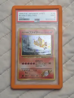 Pokemon Blaine's Moltres Japanese Gym 2 Holo Rare NO.146 Nintendo PSA 9 Mint - Image 1