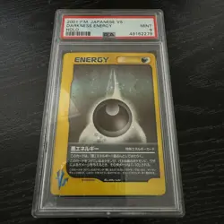 2001 Darkness Energy PSA 9 Mint Holo Japanese Pokemon Card VS Series - Image 1