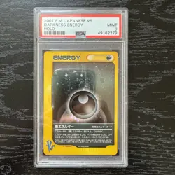 2001 Darkness Energy PSA 9 Mint Holo Japanese Pokemon Card VS Series - Image 2