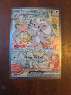 Cinccino EX 119/086 Special Illustration Rare Chaos Rising Pokemon TCG - Image 5