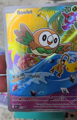 Pokemon First Partner Illustration Collection - Alolan Set Damaged Rowlet - Image 3