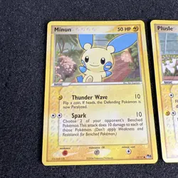 Minum 12/17 Plusle 13/17 POP Series 1 Pokemon Card Promo 2 - Image 2