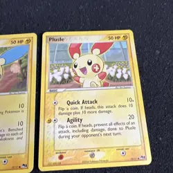 Minum 12/17 Plusle 13/17 POP Series 1 Pokemon Card Promo 2 - Image 3