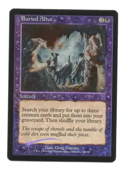Buried Alive Foil NM MTG Odyssey FREE SHIPPING - Image 1