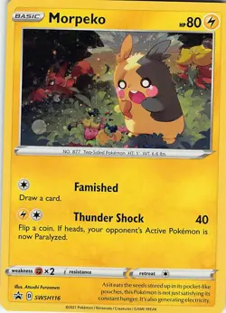 Morpeko - Holo Promo SWSH: Sword & Shield Promo Cards SWSH116 NM - Image 1