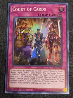 Yugioh! Court of Cards - KICO-EN008 - Super Rare - 1st Edition Mint/NM X1 - Image 1