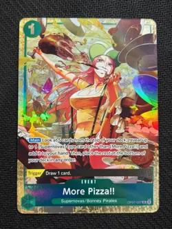 More Pizza!! Premium Card Collection Best Selection Vol. 4 OP07 037 NM - Image 1