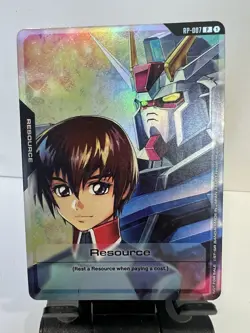 Kira Yamato Strike Gundam Resource RP-007 Card Game TCG Foil Promo English NM - Image 1