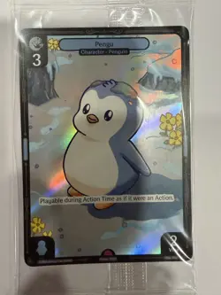 Vibes TCG Birb & Pengu Promo Card - Pengu Holo Foil 10/25 - Pudgy Penguins - Image 1