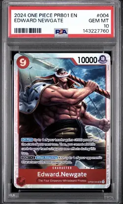 2024 ONE PIECE PRB01-PREMIUM BOOSTER -ONE PIECE CARD THE BEST-EDWARD NEWGATE 004 - Image 1