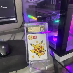 2025 POKEMON PLAYING CARDS JPN POKEMON TARUKA 1ST PLACE PIKACHU CGC 10 PRISTINE - Image 1