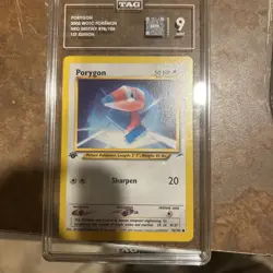 TAG 9 MINT Porygon Neo Destiny 1st Edition Pokemon Card 78/105 | Population 7!🔥 - Image 2