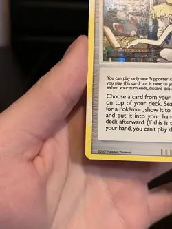 Bebe’s Search 109/123 Mysterious Treasures Holo Trainer Pokemon Card 2007 - Image 3