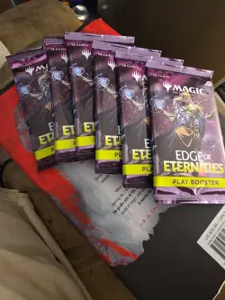 Magic The Gathering-Edge of Eternities Play booster packs 6x (lot Of 6) - Image 1