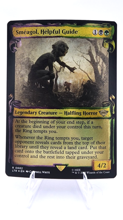 Smeagol, Helpful Guide (Showcase Scrolls) Universes Beyond: LOTR Foil. - Image 1