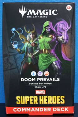 MTG Marvel Super Heroes Doom Prevails Commander Deck Magic the Gathering Sealed - Image 1