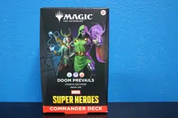 MTG Marvel Super Heroes Doom Prevails Commander Deck Magic the Gathering Sealed - Image 2