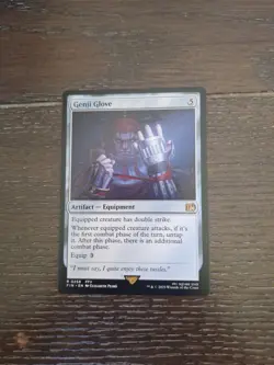 Genji Glove Final Fantasy FIN Regular MTG NM Magic the Gathering - Image 1