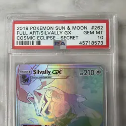 Pokemon 2019 Silvally GX 262/236 Full Art SR Cosmic Eclipse GEM MINT PSA 10 - Image 4