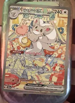 Pokemon TCG Cinccino Ex 119/86 SIR Chaos Rising NM - Image 2