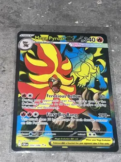 MEGA PYROAR EX Full Art • 099/086 • Pokemon: Mega Evolution - Chaos Rising - Image 1