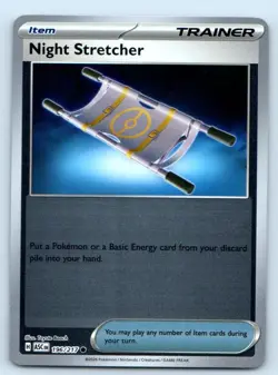 Night Stretcher 196/217 Common Ascended Heroes Pokemon Reverse Holo Near Mint - Image 1