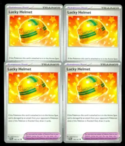 Pokemon LUCKY HELMET 158/167 - Twilight Masquerade - - MINT 4X - Image 1