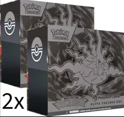 2x - PREORDER Pokemon Pitch Black Elite Trainer Box ETB Pokemon Center Exclusive - Image 1