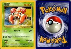 Paras 59/64 Common Jungle Pokemon Unlimited Lightly Played - Image 1