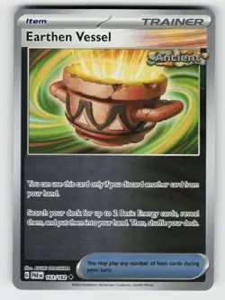 Earthen Vessel 163/182 Paradox Rift UC Reverse Holo NM/M Pokemon - Image 1