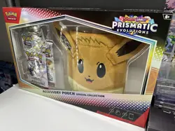 Pokemon TCG Prismatic Evolutions Accessory Pouch Special Collection Box Sealed - Image 3