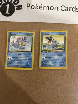 Totodile 1st Edition Pokemon Card Lot Vintage WOTC - Image 1