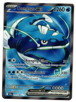 Pokemon TCG Dondozo ex Holo Ultra Rare SV10: Destined Rivals 211/182 NM - Image 1