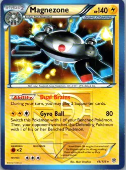 Pokemon TCG Magnezone 46/135 Plasma Storm NM - Image 1