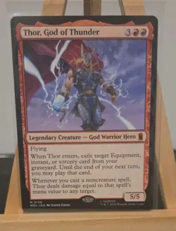MTG - Thor, God of Thunder - Marvel Super Heroes - #156 - Image 1