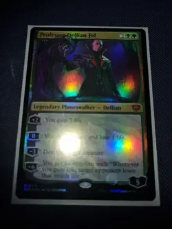 Professor Dellian Fel NM FOIL SECRETS OF STRIXHAVEN MTG - Image 1