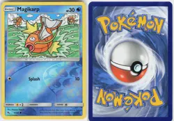Magikarp 15/68 Common Hidden Fates Pokemon Reverse Holo NM - Image 1