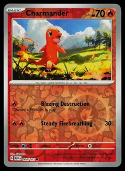 Pokemon Card Charmander 004/165 Cosmos Reverse Holo Costco Exclusive - Image 1