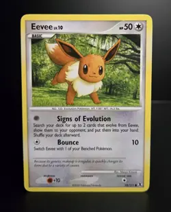 Pokemon TCG - EEVEE - 59/111 - PLATINUM: RISING RIVALS (2009) - MP - Image 1