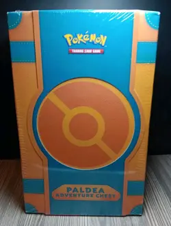 💥NEW Pokemon TCG Paldea Adventure Chest Kit English 7 Promo Cards SEALED💥 - Image 1