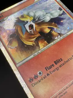 Entei Promo Pokemon TCG HGSS Black Star Promos HGSS20 LP - Image 4