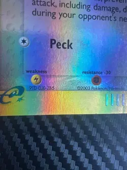 Pokemon TCG Spearow 81/100 Sandstorm Reverse Holo Common LP/MP - Image 3
