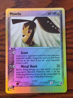 Mawile Reverse Holo RARE - 2003 Pokemon Card EX Sandstorm 9/100 - Near Mint NM - Image 1