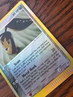 Mawile Reverse Holo RARE - 2003 Pokemon Card EX Sandstorm 9/100 - Near Mint NM - Image 2