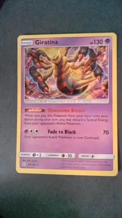 Giratina 86/236 Holo Rare Unified Minds Pokemon Holo Near Mint - Image 2