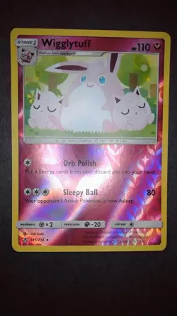 Wigglytuff 135/214 Rare Unbroken Bonds Pokemon Reverse Holo Lightly Played - Image 2