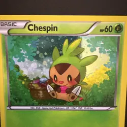 Chespin XY88 Black Star Promo XY Holo Pokemon Card - Image 3