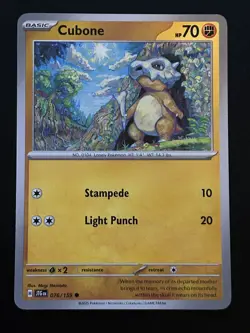 Cubone 076/159 Pokemon SV09: Journey Together NM - Image 1