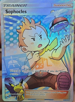The Pokemon Company Sophocles 146/147 Ultra Rare Holo Full Art SM-Burning Shado… - Image 1