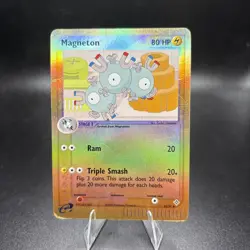 Magneton 35/97 Reverse Holo Pokemon EX Dragon 2003 Vintage HP -j - Image 1